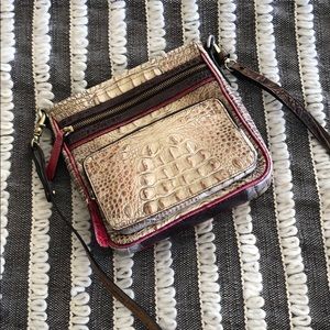 Brahmin Embossed Leather Crossbody